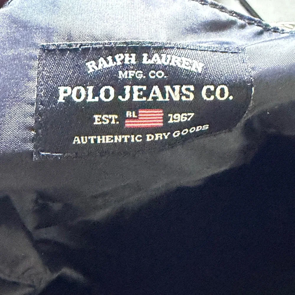 Y2K Vintage Polo Jeans Co Ralph Lauren Messenger Bag Purple Nylon Crossbody Y2K